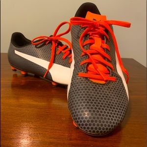 Young men’s soccer cleats   Puma. Worn 1 season.